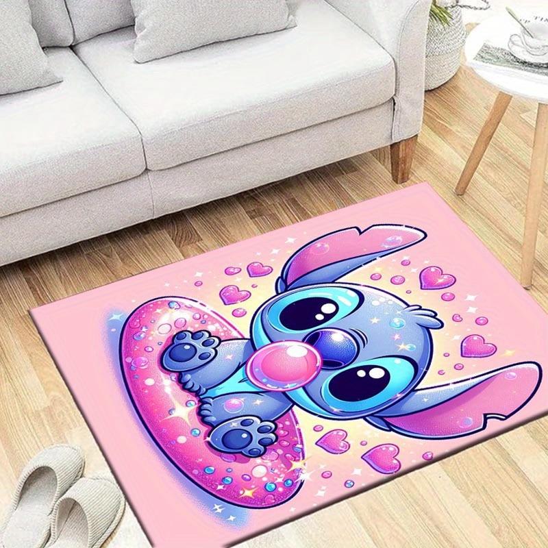 

1pc Stitch Pattern Area Rug Soft Flannel Floor Mat for Living Room,Office,Bedroom and Carpet 60cm by 90cm