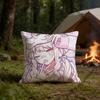 MMizukiS Polyester Printed Pillow Cover Square 30 35 40 45 50 55 cm Soft for Sofa Bed Car Home Decor