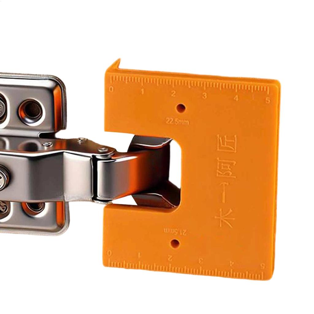 Door Hinge Tool Magnetic Precise Home Hardware Door Lock Installation Tool for Home Garage Panel Pocket Drawer Deck Installation