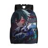 Lohen Game Classical Backpack Lightweight Student Work Genshins Impacts Daypack for Men Women Laptop Computer Canvas Bags