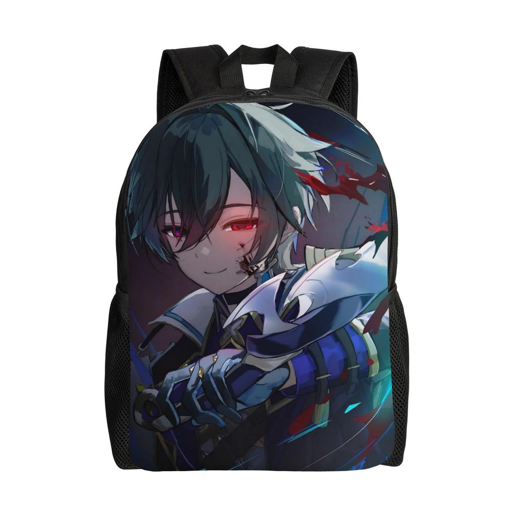 Lohen Game Classical Backpack Lightweight Student Work Genshins Impacts Daypack for Men Women Laptop Computer Canvas Bags