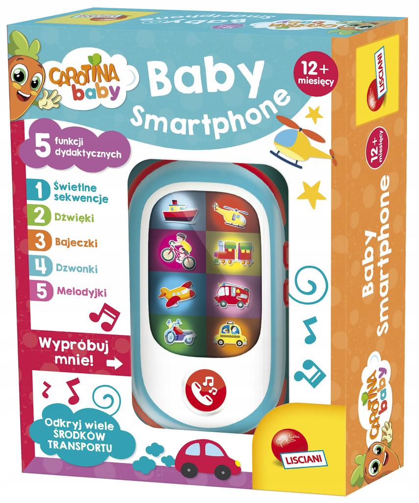 Lisciani Carotina Baby Smartfon Z 5 Funkcjami Dyd