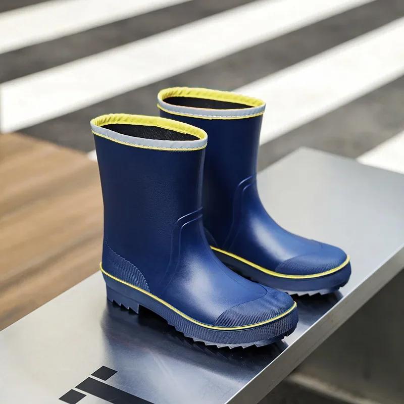 

Дощові черевики Чоловічі туристичні черевики Нові надходження Чоловічі дощові черевики Мотоциклетні черевики Чоловіче взуття Балетки ПВХ Дощові чоботи для кухні 45