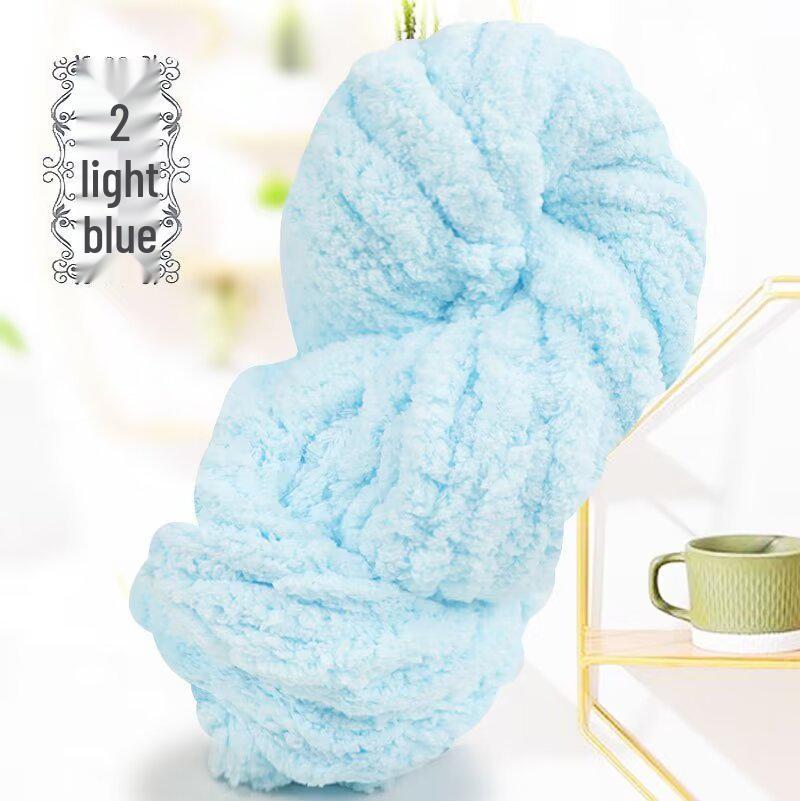 Pătură Croșetată din Fire de Gheață Pufoase Extra Groase - DIY Caldă Calitate Handmade