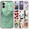Shockproof Cover For Motorola G84 5G Case Animals Painted Soft Silicone Bumper Phone Back Cover For Moto G84 5G Protective Cases