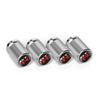 ABP3  4Pcs Car for Nissan Wheel Tire Valve Caps Stem Protection Covers Micra Qashqai GTR Nismo 350Z Kicks Maxima X-Trail NV200 Versa