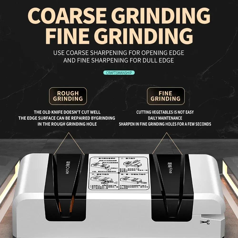 Ηλεκτρικός ακονιστής μαχαιριών Πολυλειτουργικός αυτόματος ακονιστής κοπής για κατσαβίδια με σχισμή Ψαλίδι μαχαίρια Ηλεκτρικός γρήγορος ακονιστής