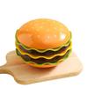 Creative Cartoon Burger Seasoning Dish Set 7/5-Layer Candy Dessert Plate Spit Bone Dish  Kitchen