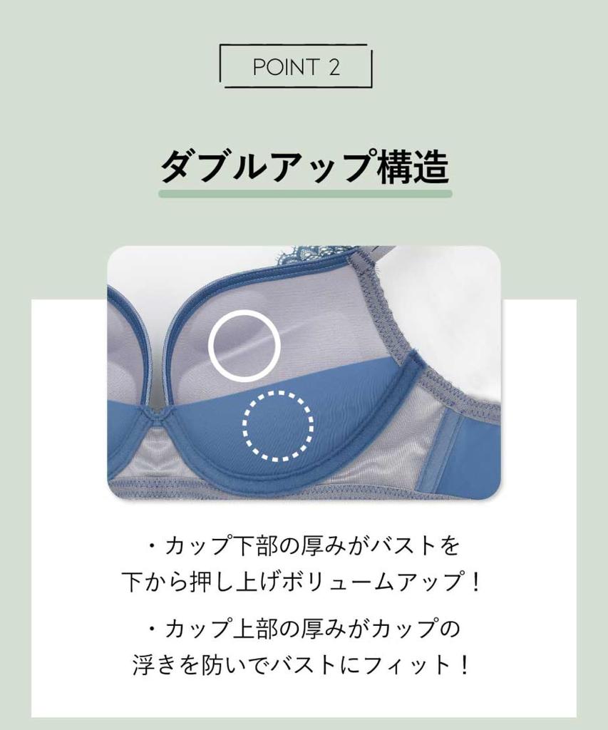 Bra That Flatters Your Breasts Available In Cups A To G Wireless for BR E70 [Amphi] Non-wired Beautifully, [BRAGENIC] Bra, BMI334, Women,