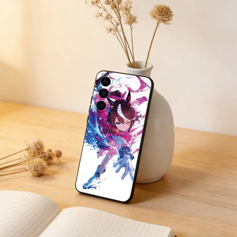 

Uma Musume Pretty Derby Phone Case For Samsung Galaxy A73,A72,A71,A70,A53,A52,A51,Others Soft Black Cover Samsung a32 4g