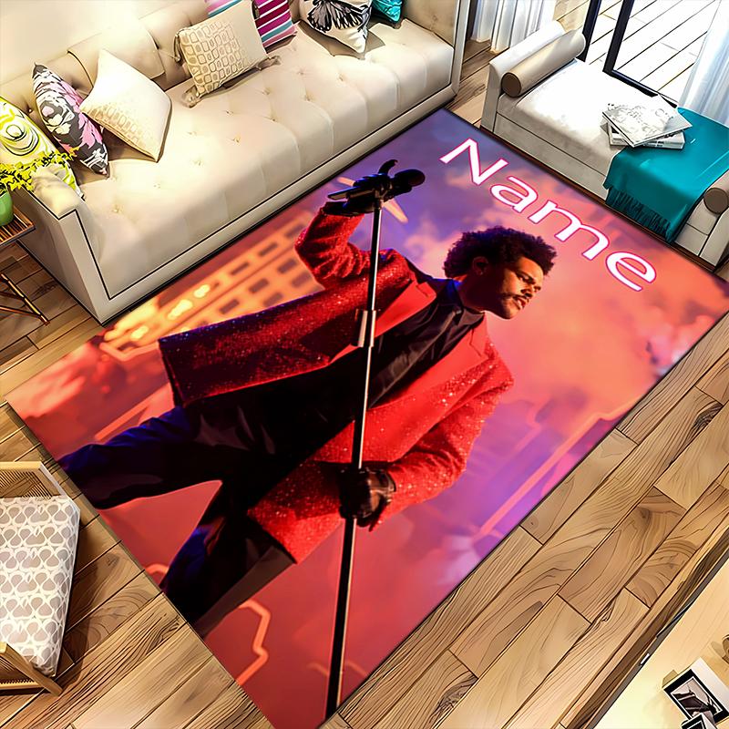 Custom personalization The Weeknd Area Rug - Perfect For Kitchen, Bathroom,Laundry Room Decor Large Size Available,Gift All Seasons