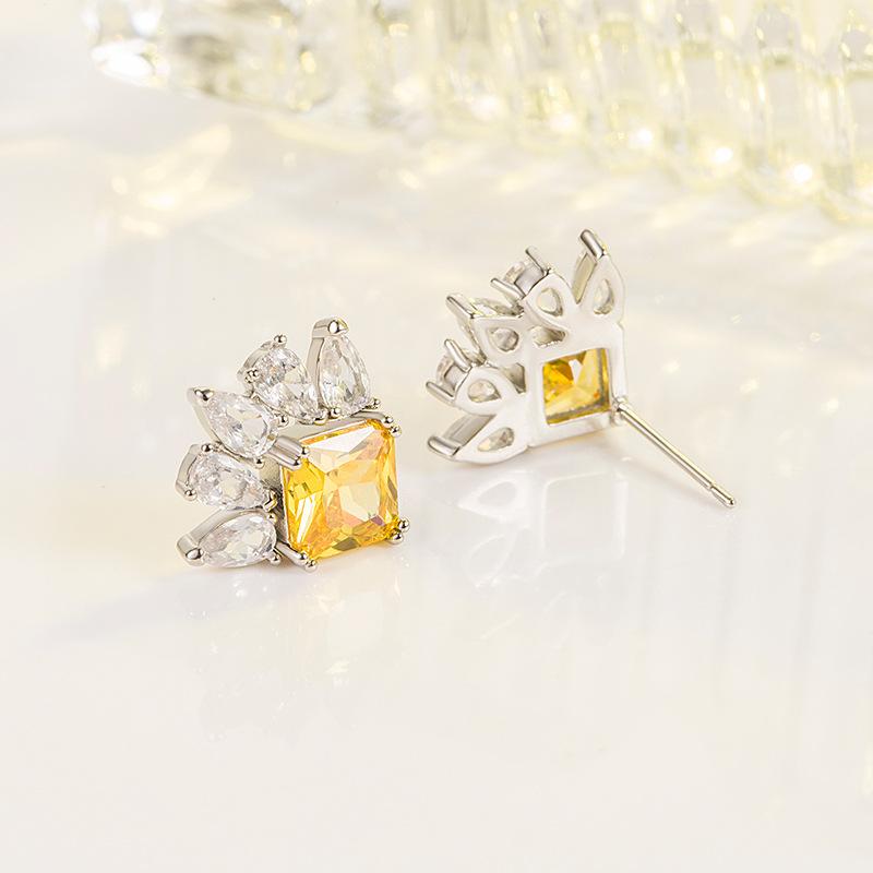 Lindon Damen-Ohrringe aus Zirkon-Kupferlegierung – Ohrringe mit Anhänger für Hochzeit, Party, Geschenk