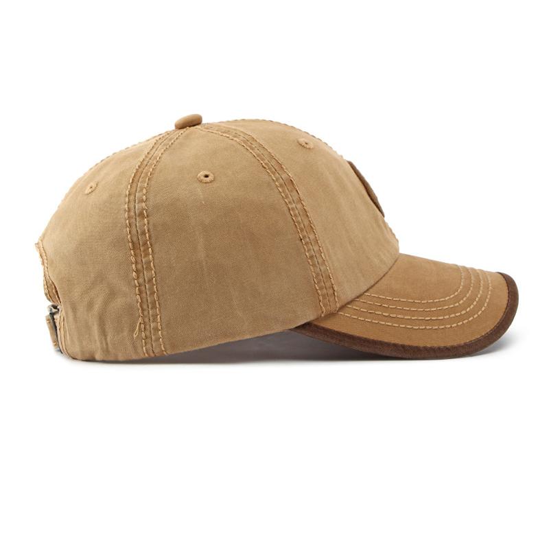 Stitching Embroidered Baseball Cap Men Women Vintage Totem Cap Outdoor Sunshade Cotton Cap