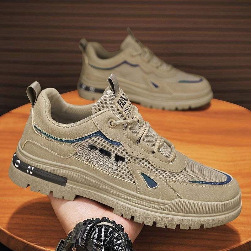 

Spring and autumn labor insurance shoes men s 2025 new summer tooling mesh shoes construction site mesh breathable men s non-slip work shoes 39