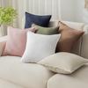 New Cotton and Linen Pillows Living Room Sofa Pillow Solid Color Linen Pillow Office Seat Waist Cushion