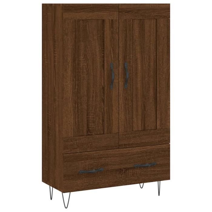 VidaXL Highboard Brown Oak 69.5x31x115 Cm Engineered Wood 830323