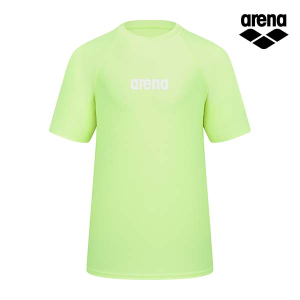 Alena Men'S New Wave Relax Fit Short Sleeve Rash Guard A4Bm1Rr44Lim