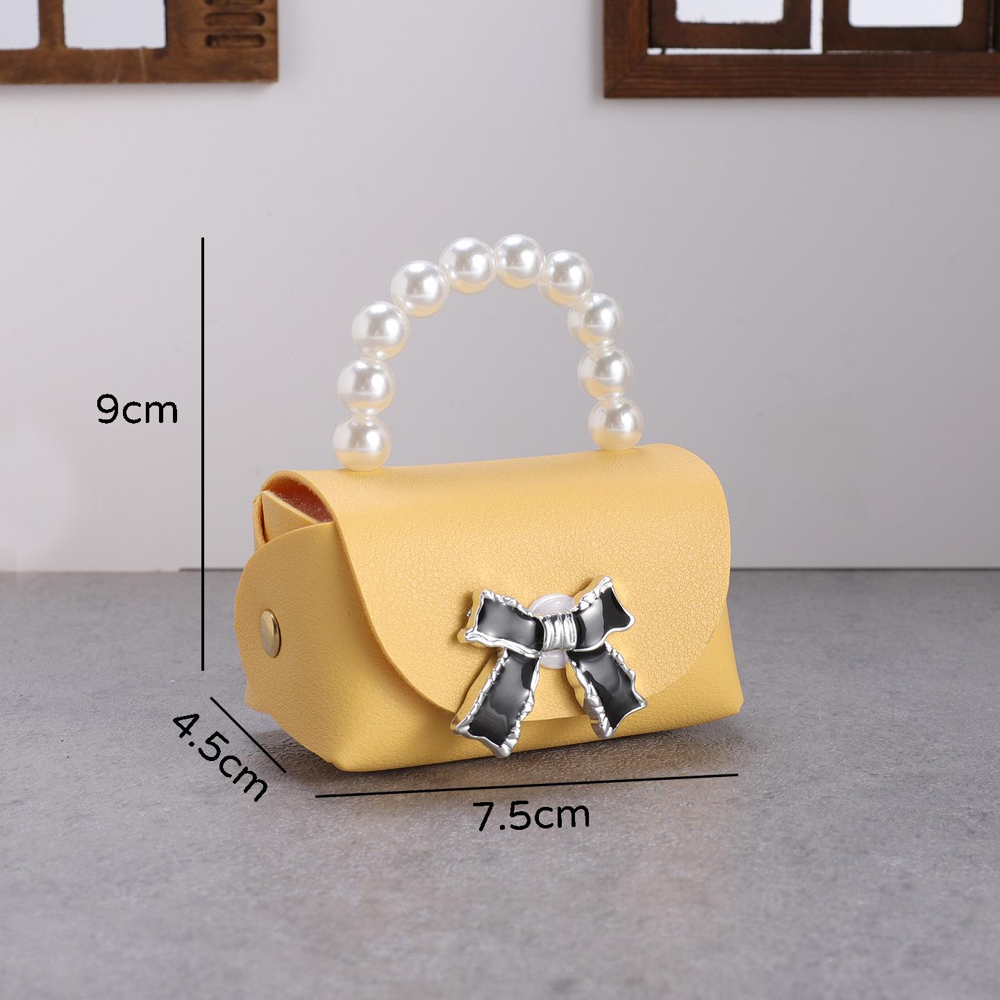 Miniature Pearl Handbag for Children s Dollhouse Play
