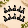 10 Pieces Sound Hole Pickguard Self Guitar Cover Shielded Grape