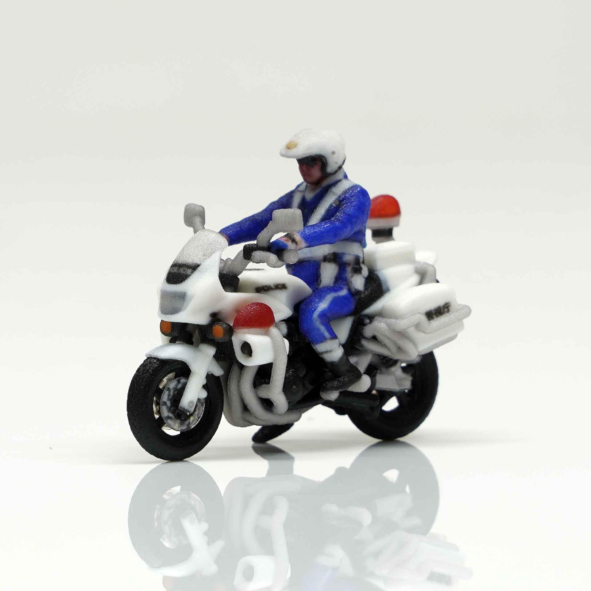 

Figreal Полицейский велосипед A с фигуркой офицера в наборе 1/64 (Остановлен) (13)