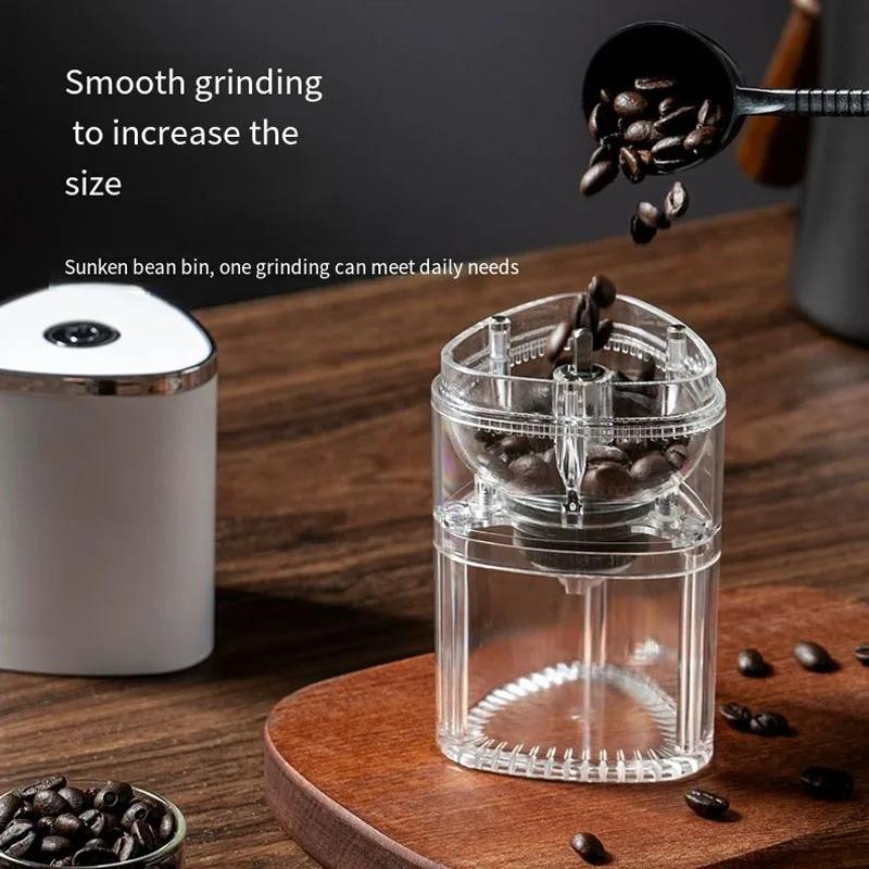 2026 New Portable Hand Grinder USB Charging Electric Coffee Grinder Home Travel Outdoor Grinder Tools Easy To Clean And Stores