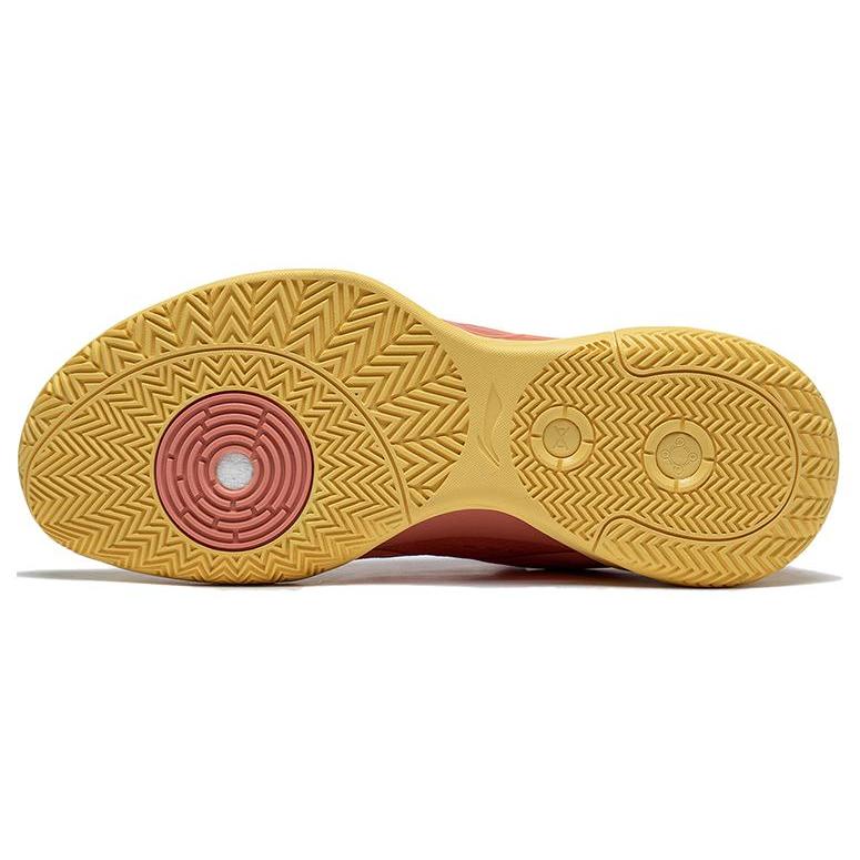Li Ning Super Light V2 Basketball Shoes Men's Low Top Yellow/Pink ABAT029-15