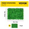 Artificial Boxwood Panel UV 4pcs Boxwood Hedge Wall Panels Artificial Grass Backdrop Wall 24X16" 4 cm Green Grass Wall Fake Hedge for Decor Privacy