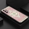 Persian Carpet Floral Pattern For Samsung S 26,25,24,23,22,30,21,10,9,Ultra,Plus,Lite,FE,4,5G Black Soft Case Phone Case