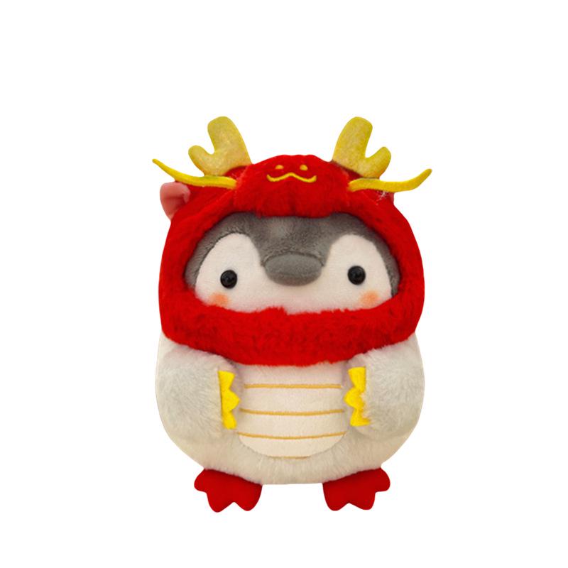 Genuine Plush Penguin Keychain - Japanese Style Cute Backpack Accessory & Positive Energy Bag Charm