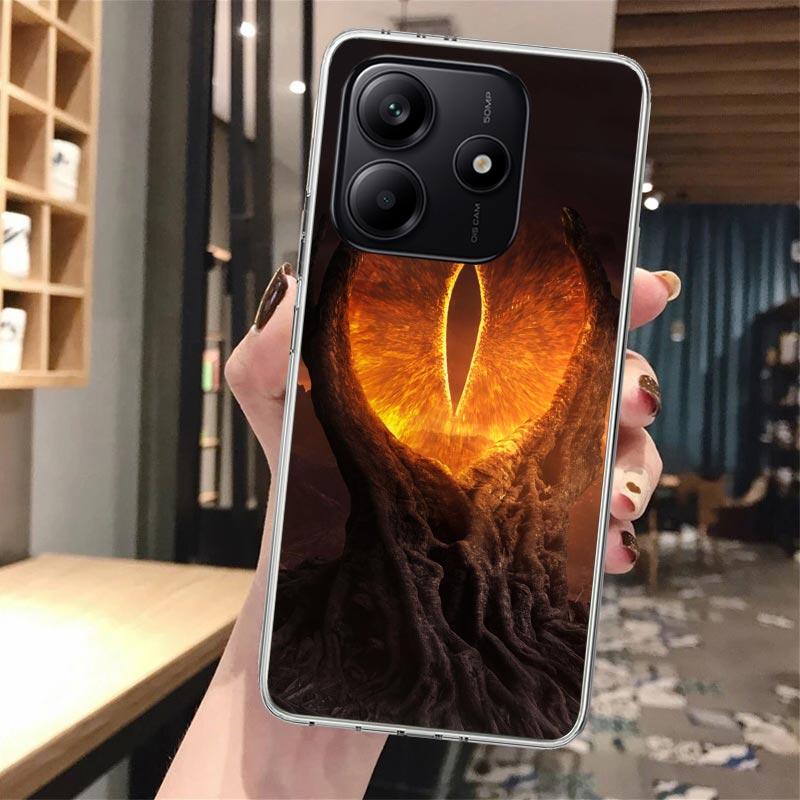 The L-Lord of The R-Rings Soft Phone Case For Xiaomi Redmi Note 14 14S 13 12S 12 11S 11 11E Pro Plus 11T 10S 10 9S 5G Pattern Co