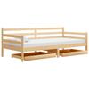 VidaXL Daybed with Drawers 90x200 Cm Solid Pine Wood 3083679
