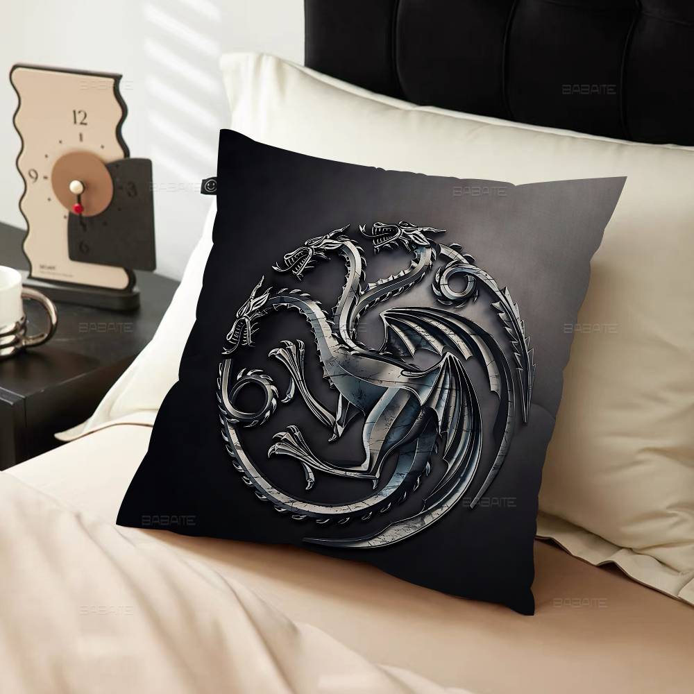 Film GGame Of TThrones Office Cushion Pillowcase Car Cushion CoverXCM Lumbar Pillowcase Sofa Pillowcover