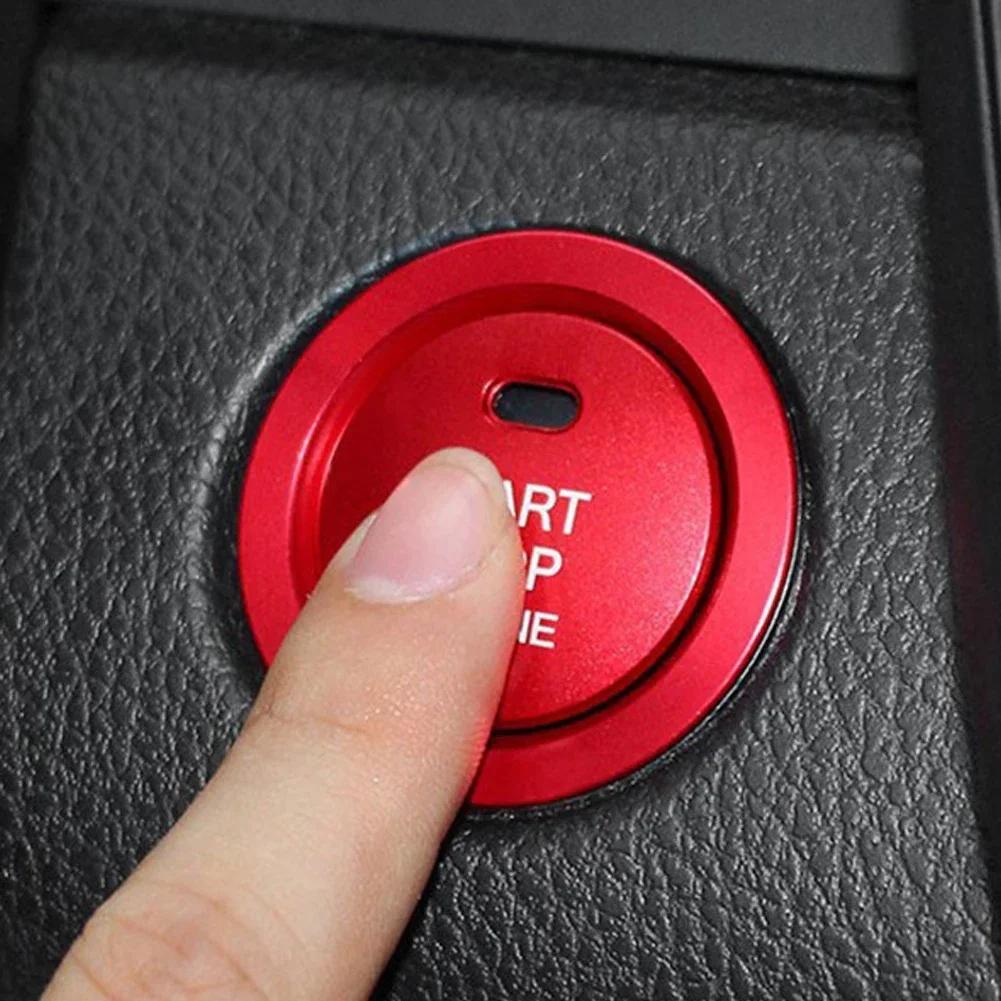 For MG MG5 MG6 ZS HS Aluminum Alloy One-button Start Trim Ignition Switch Decorative Ring Car Stickers Interior Accessories