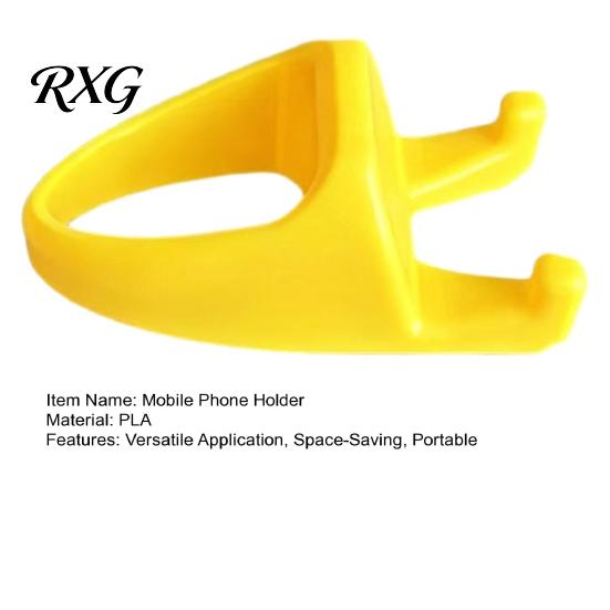 Vertical Phone Stand 3D Printed Holder, Space-saving Mobile for Desk Portable Lightweight Cafe Hands-free