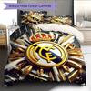Juego de Ropa de Cama con Estampado de Dibujos Animados Colcha Funda de Colcha Funda de Almohada Decoración del Hogar Regalo de Cumpleaños (1 * funda nórdica + 2 * fundas de almohada, sin núcleo)