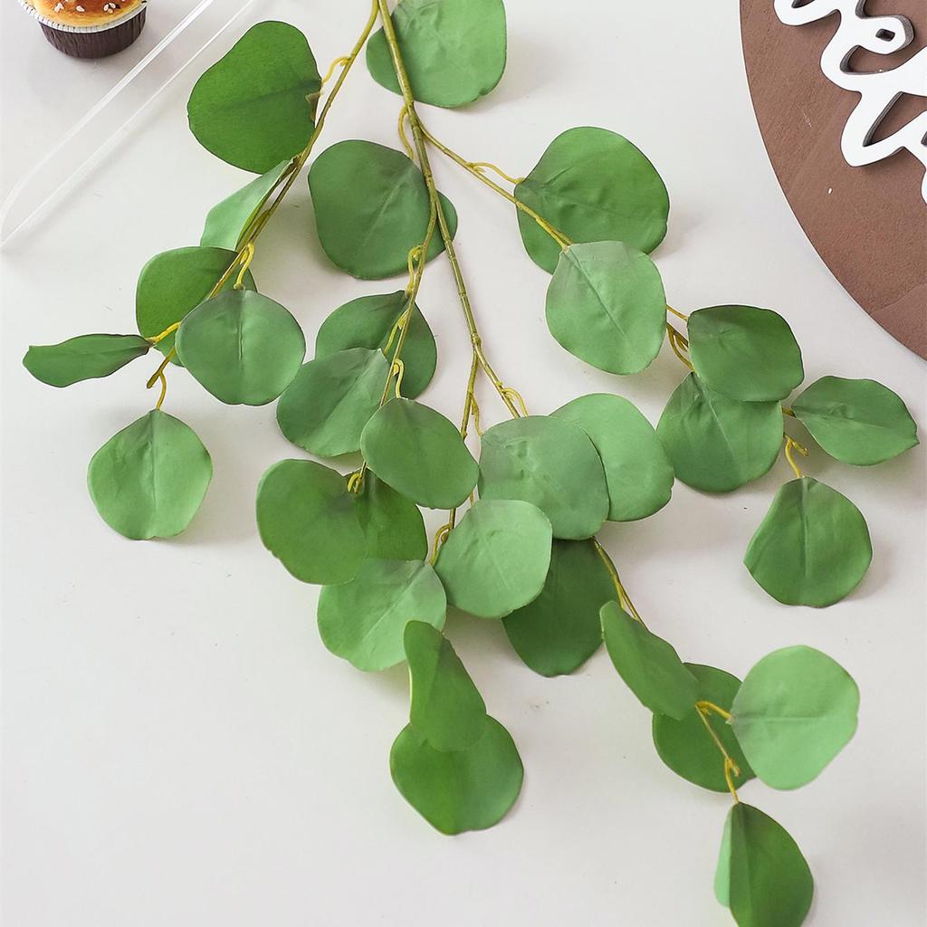 Artificial Eucalyptus Leaf Arrangement - Green Plant Decor