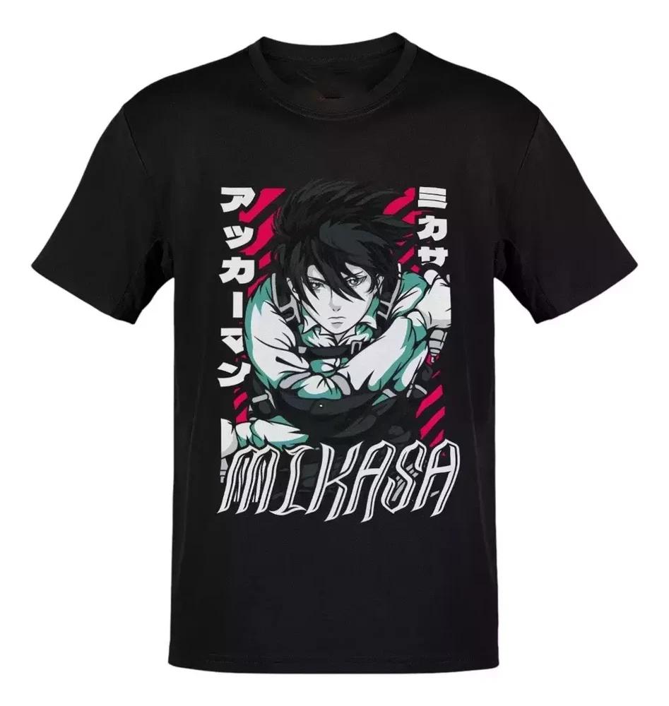 Anime Attack On Titan Mikasa Ackerunisex Pink T Shirt Size S 4xl Gift For Friends S
