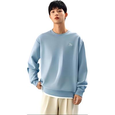 Anta Lockeres Freizeit-Rundhals-Sweatshirt Unisex-Oberteile Hellblau 972448713-2