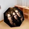 1PC Vampire Diaries Series Automatic Umbrella - Suitable Travel Outdoor Portable Umbrella Birthday Gift Daily Essentials
