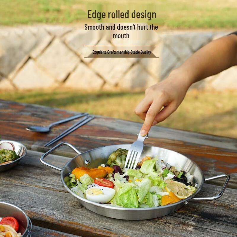 Zhichu Outdoor Stainless Steel Double Handle Seafood Pot