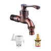Tap AntiqueInfluenced WallMounted Utility Faucet LeakResistant for Balconies Elegant