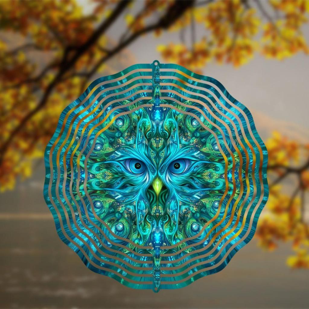 10 Inch Hanging Wind Chime Outdoor Decor for Balcony Garden Dynamic Design with 360 Hook Perfect Gift for Friends Spring Summer Decoration