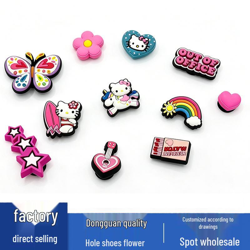 Crocs Butterfly Flower Accessories: Cute Cartoon Shoe Charms for Crocs