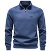 Gant 2026 Neuer Herren Kapuzenpullover mit Stehkragen und halbem Reißverschluss Herren Freizeit Herbst Raglanärmel Kapuzenpullover