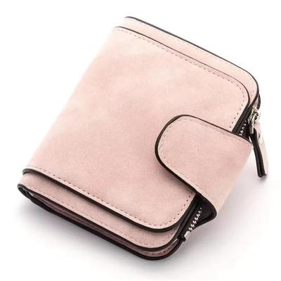 Brand Wallet Women New Women's Short Wallet Korean Buckle Sanded Leather Coin Purse Mini Female Purses Carteras