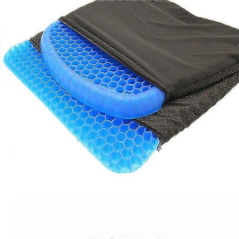 Denew Gel Seat Cushion (blue, 38*32*3cm), Cool Thick Breathable Seat Cushio