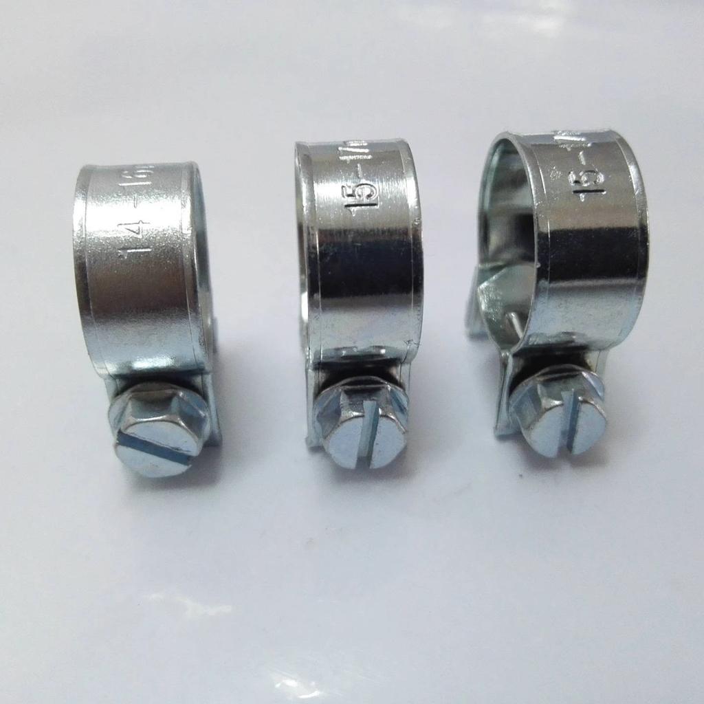 50pcs Hose Clamp Fuel Line Clamp Water Pipe Clip Sealing Welding Clip For Fuel Pipe Metal Pipe Clamps