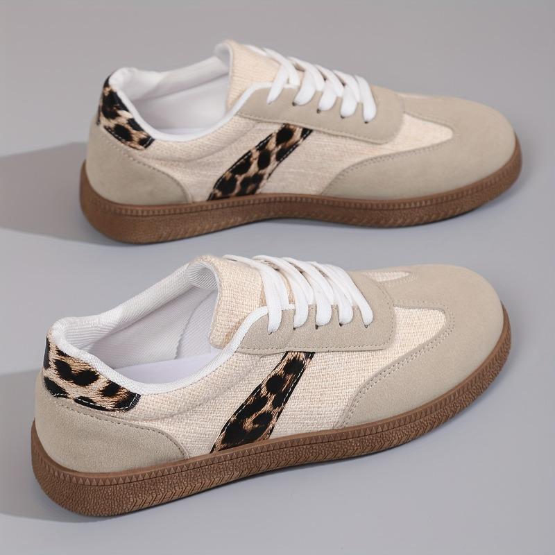 Women's fashionable beige sports shoes, lace up closure, seasonal shoes, casual shoes | fashionable sports shoes