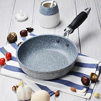 Trwała kamienna patelnia do smażenia 28/26/24/20 cm Wok Patelnia nieprzywierająca Patelnia Kocioł Kuchenka indukcyjna Patelnie Naleśniki Jajka Kuchenka gazowa Dom