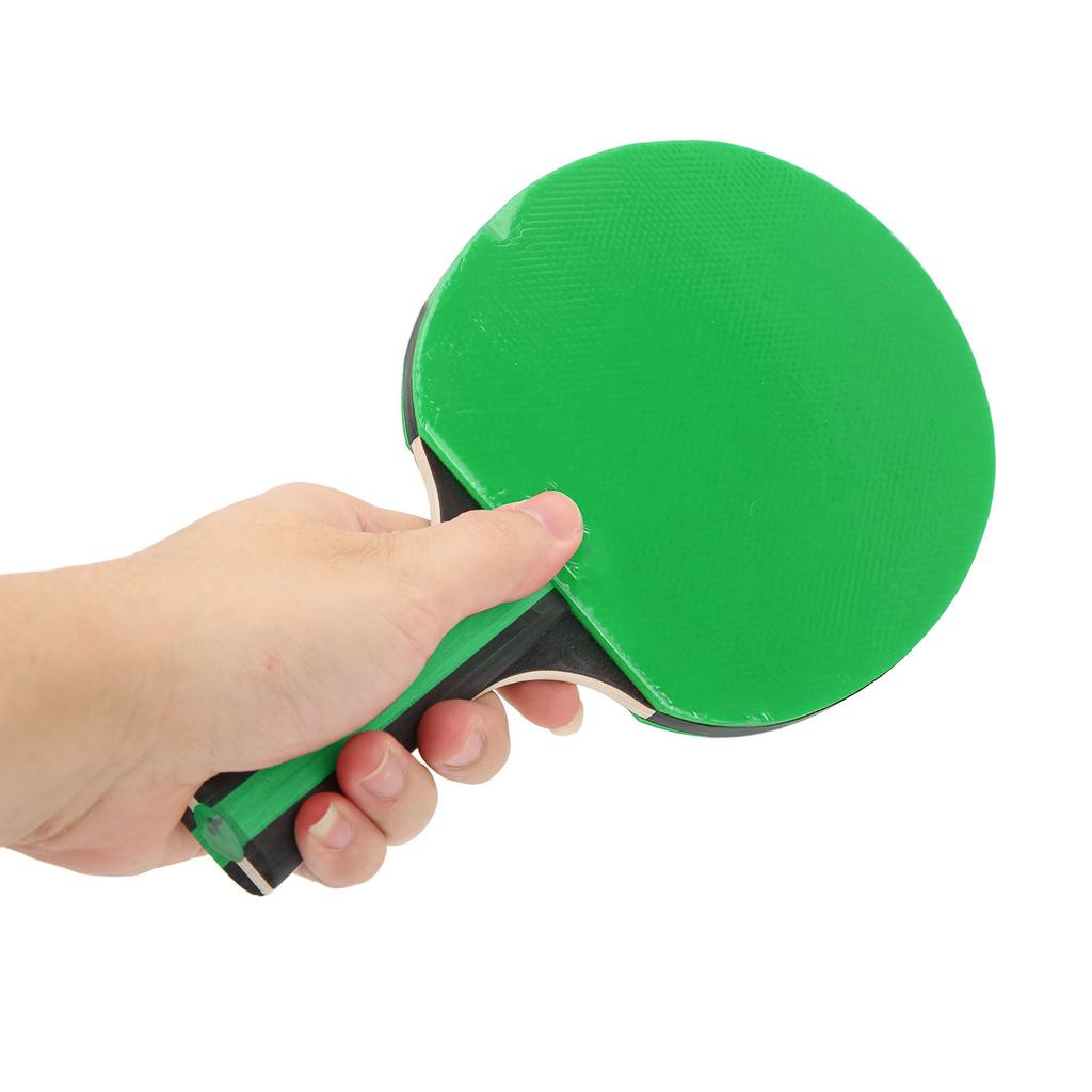 REGAIL Table Tennis Paddle Double Sided Beef Tendon Rubber Training Handshake Table Tennis Rackets Green
